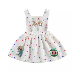 Coco melon Dress Smash Cake Second Birthday Outfit Clothes Cocomelon watermelon
